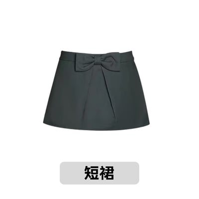 蝴蝶結花苞收摺背心11