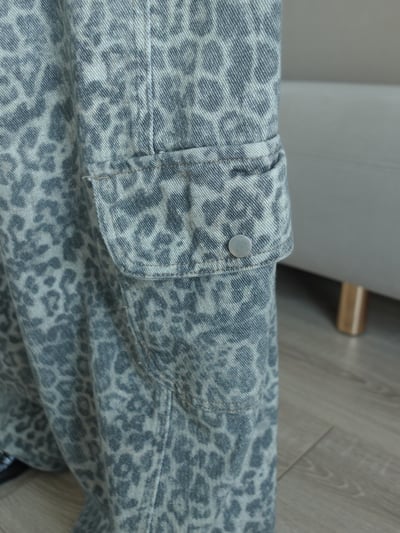 豹紋牛仔褲4