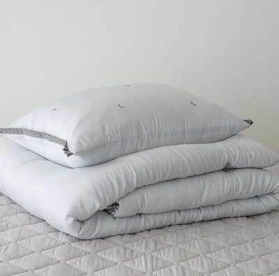 四季被｜條紋蝴蝶結 (天絲)5