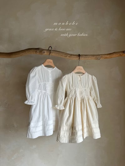 親子｜法式蕾絲親子洋裝 (2色)4