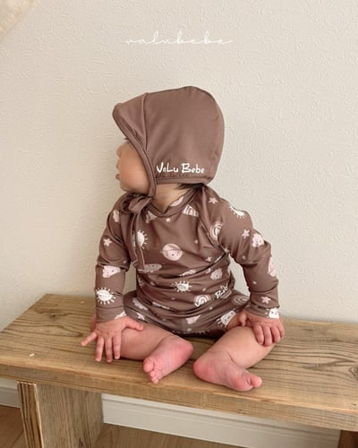 (現貨)【男寶泳衣三件套】防曬上衣＋泳帽＋泳褲 (2色)6