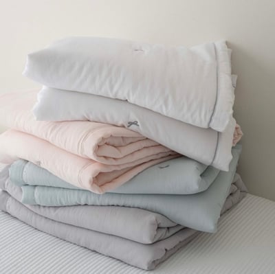 冰冰涼感被｜刺繡蝴蝶結(韓製)1