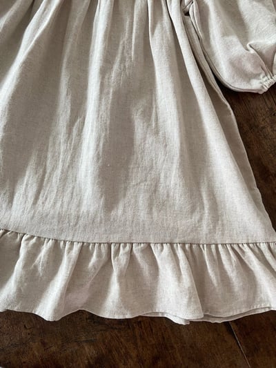 法式流蘇方領洋裝6