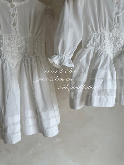 親子｜法式蕾絲親子洋裝 (2色)6