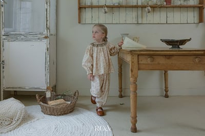 小花煙燻娃娃兩件式套裝1