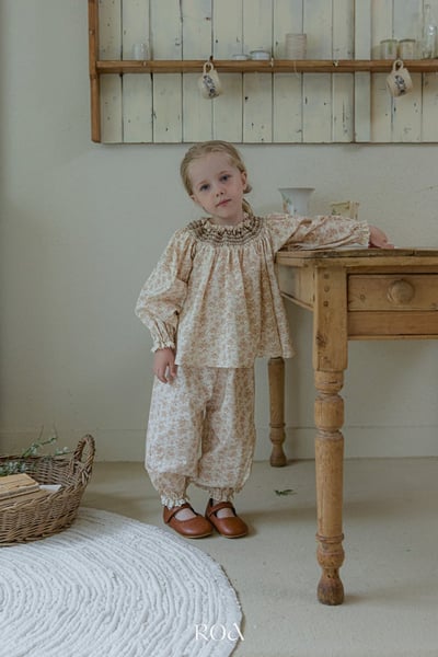 小花煙燻娃娃兩件式套裝3