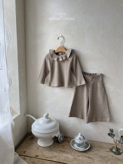 坑條寬鬆休閒褲 (2色)12