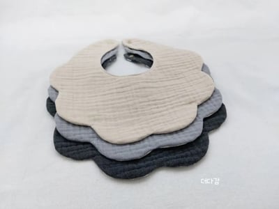 花形雙面圍兜6入組5