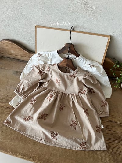 親子｜刺繡花園洋裝 (2色)4