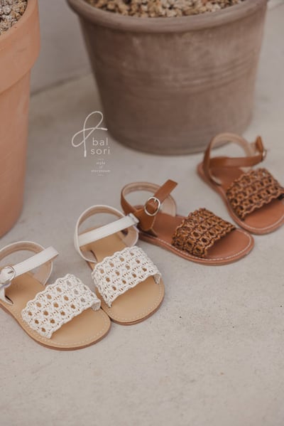 (現貨) 手工編織風寶寶涼鞋 (2色)5