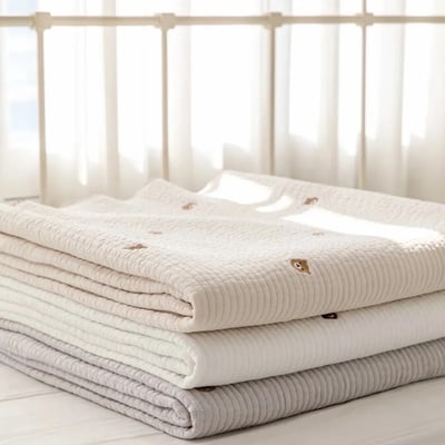 寶寶睡袋｜刺繡熊熊 (天絲)4