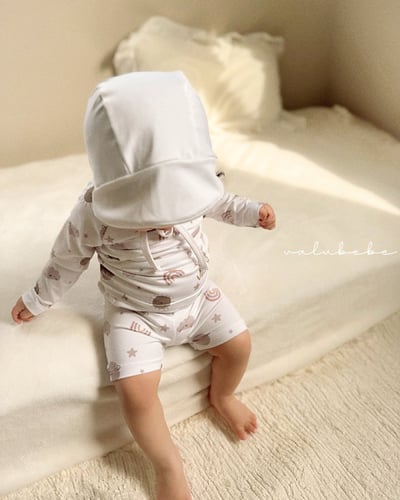 (現貨)【男寶泳衣三件套】防曬上衣＋泳帽＋泳褲 (2色)4