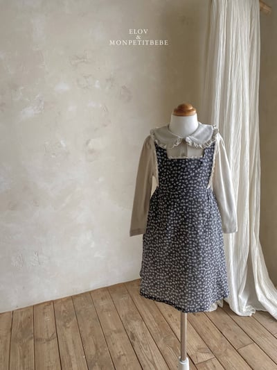 田園碎花吊帶洋裝 (2色)9