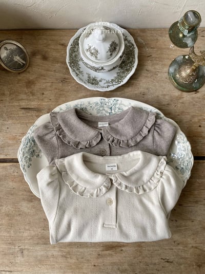 荷葉領上衣 (2色)3