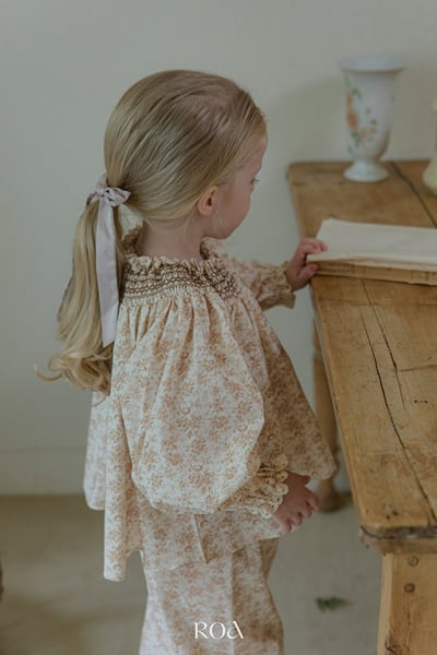 小花煙燻娃娃兩件式套裝6