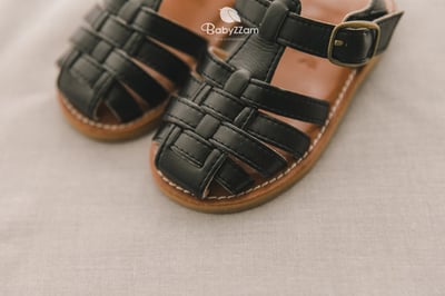 (現貨) 復古編織寶寶涼鞋 (3色)9