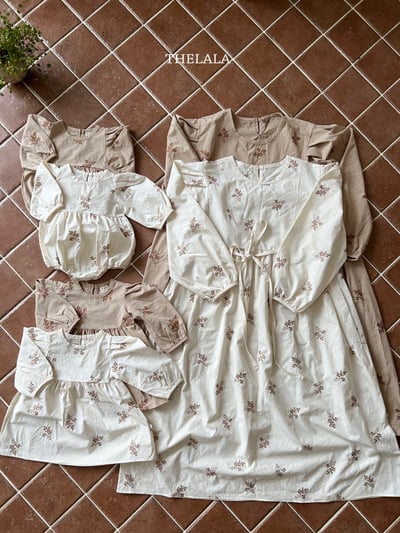 親子｜刺繡花園洋裝 (2色)2