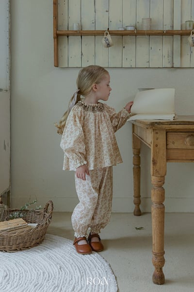 小花煙燻娃娃兩件式套裝2