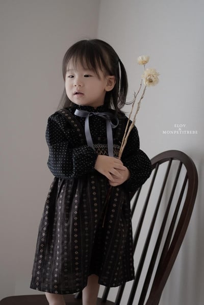 復古刺繡吊帶裙 (2色)2