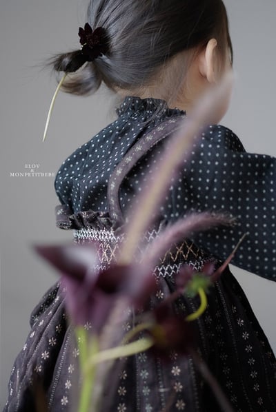 復古刺繡吊帶裙 (2色)7