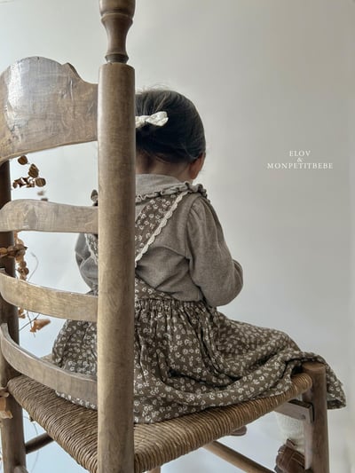 田園碎花吊帶洋裝 (2色)14