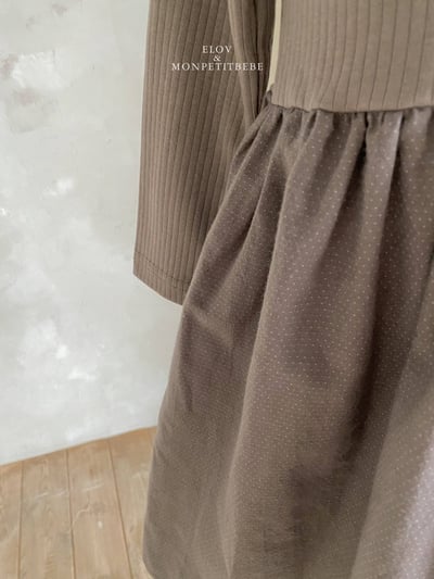 拼接雙色洋裝 (2色)3