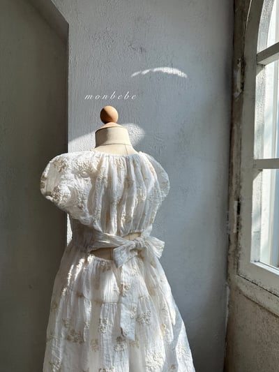 親子｜小花刺繡洋裝 (2色)4