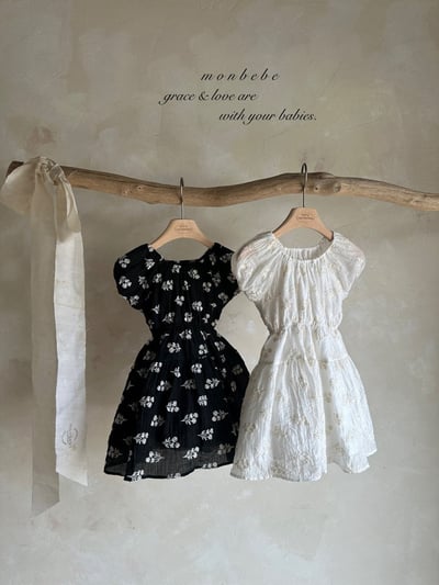 親子｜小花刺繡洋裝 (2色)2