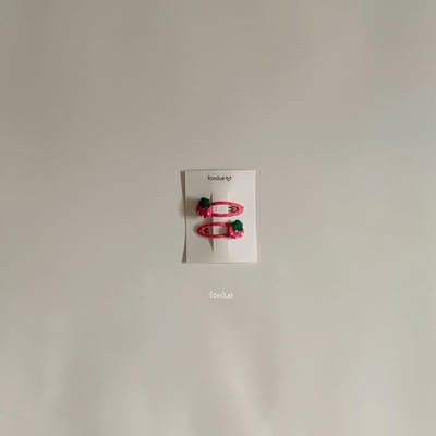 水果髮夾組 (3款)4