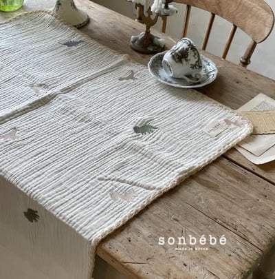 Sonbébé 三層紗刺繡被2