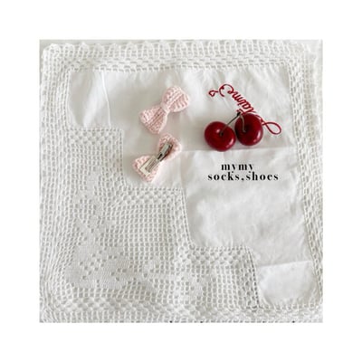 蝴蝶結髮夾組 (2色)5