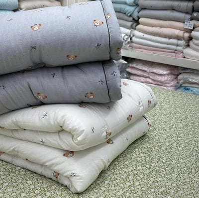 四季被｜熊熊蝴蝶結 (天絲)1