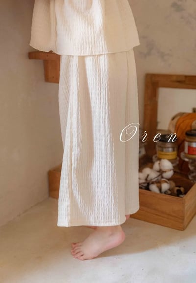 親子｜奶油白三件式套裝7