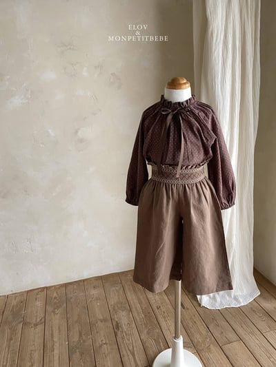 (現貨) 復古蝴蝶結點點上衣 (2色)13