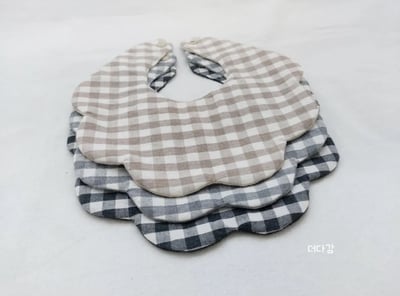 花形雙面圍兜6入組4