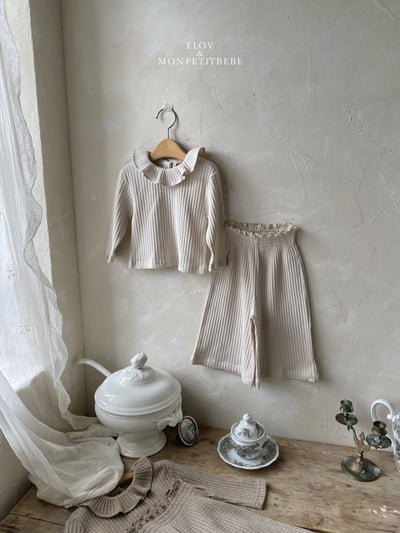 坑條寬鬆休閒褲 (2色)6