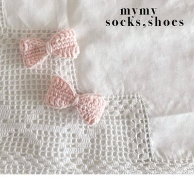 蝴蝶結髮夾組 (2色)4