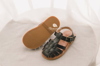 (現貨) 復古編織寶寶涼鞋 (3色)10