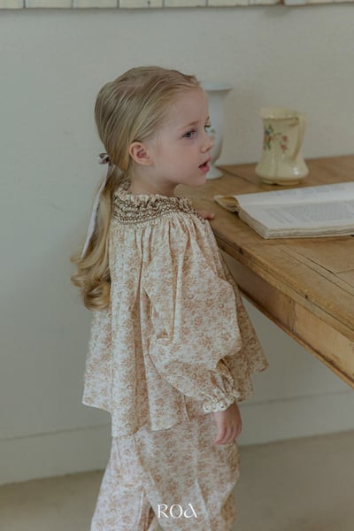 小花煙燻娃娃兩件式套裝4