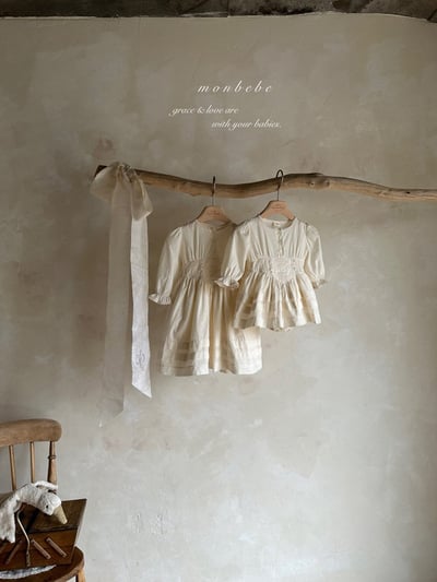 親子｜法式蕾絲親子洋裝 (2色)3