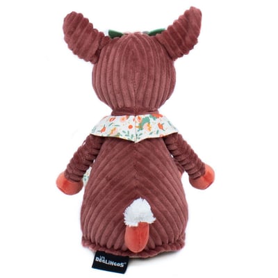 法國Les Deglingos-柔絨伙伴玩偶(花鹿/‌梅利梅洛絲‌)3