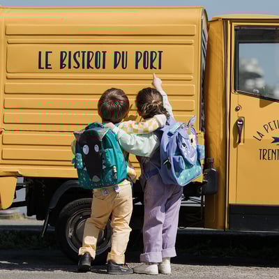 法國Les Deglingos-直立造型後背包(斑馬/奇普洛柯)6