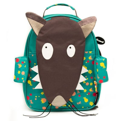 法國Les Deglingos-直立造型後背包(狼/LOUP/法國限定版)1