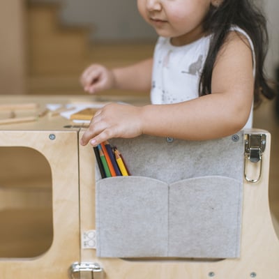 ette tete-STEP'n'SIT®小幫手配件鉛筆袋(淺灰)3