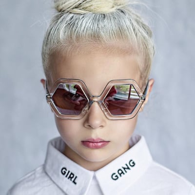 Sons + Daughters兒童太陽眼鏡 - HONEY 蜜糖(蜜糖玳瑁) 4-8Y3