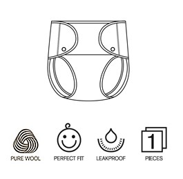 瑞典 ImseVimse純羊毛尿布兜2
