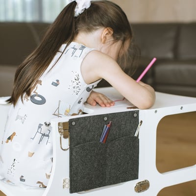 ette tete-STEP'n'SIT®小幫手配件鉛筆袋(霧黑)4