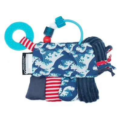 法國Les Deglingos-多功能安撫咬咬巾(河馬/荷柏詩)2