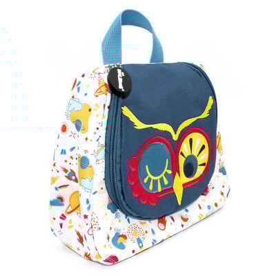 法國Les Deglingos-伙伴旅遊盥洗隨行包(貓頭鷹/阿斯特)2