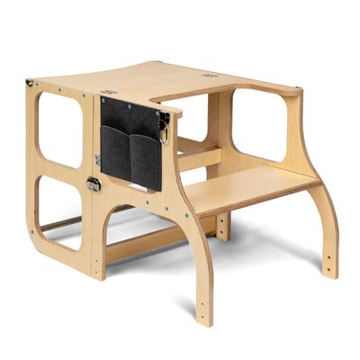 ette tete-STEP'n'SIT®小幫手配件鉛筆袋(霧黑)1